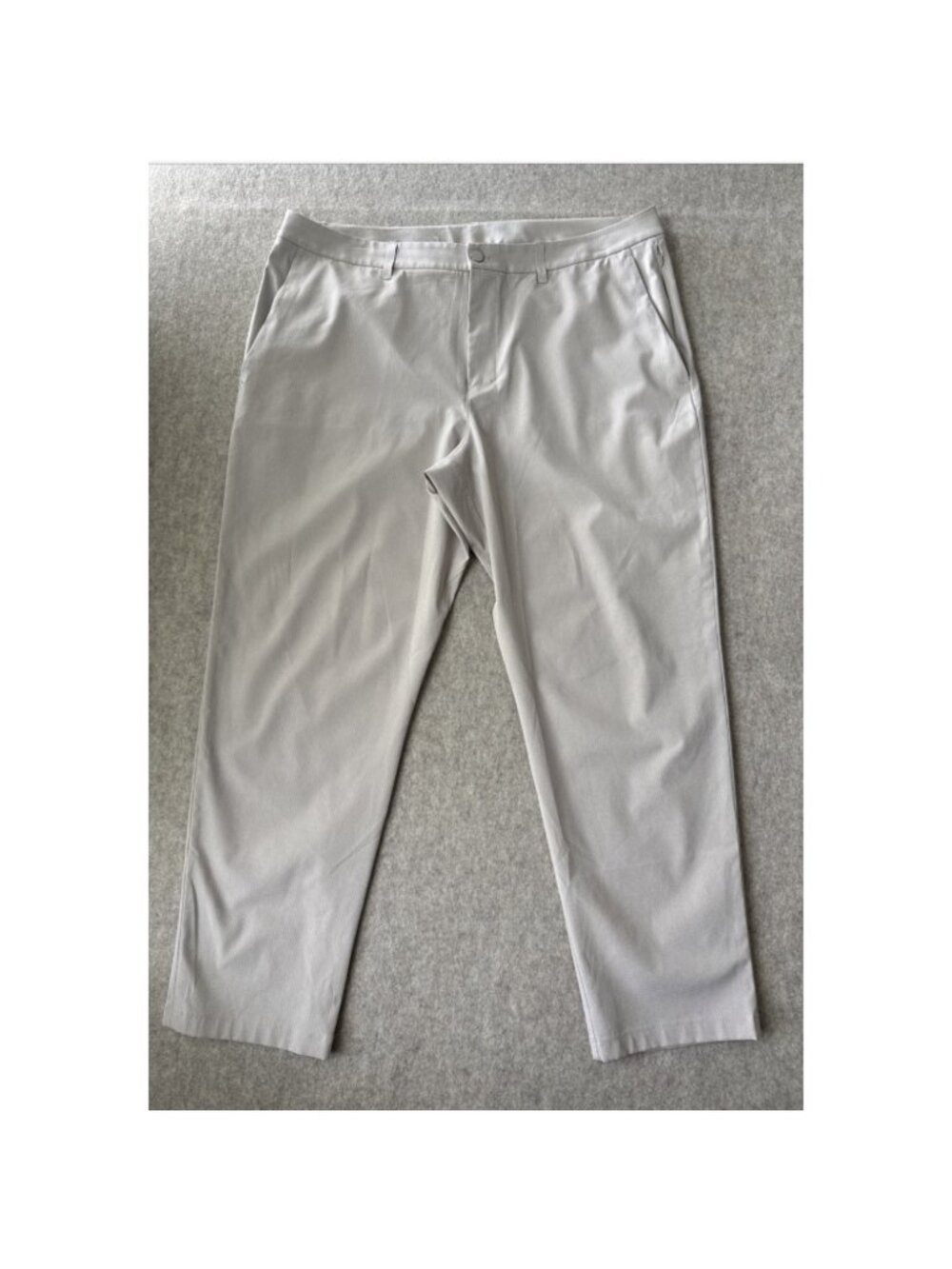 Lululemon Ventlight Woven Air Tech Pants Mens 40x30 Beige Athletic Fit